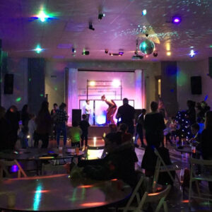 birthday party games, stage lights, Zone22