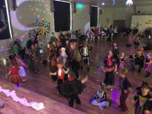 Kids halloween party, zone 22, party hire